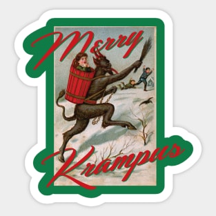 Merry Krampus Sticker